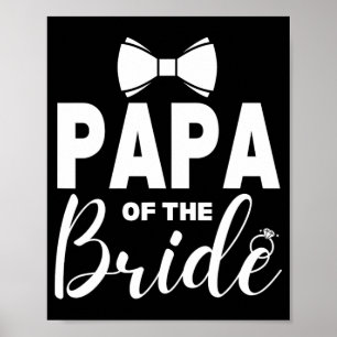Poster Papá Do Pai De Figurino Da Família Da Festa de cas
