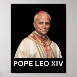 Poster Papa Leo Xiv, Deus abençoe Papa Leo Xiv Tee