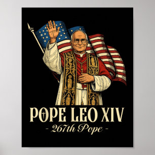 Poster Papa Leo Xiv Shirt Cardeal Robert Impede a América