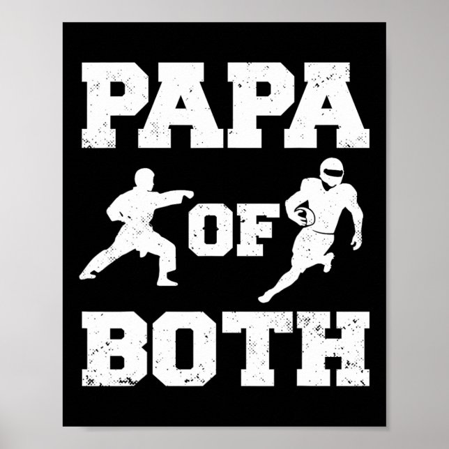 Poster Papá, Tanto Engraçado Como Karate Papa (Frente)