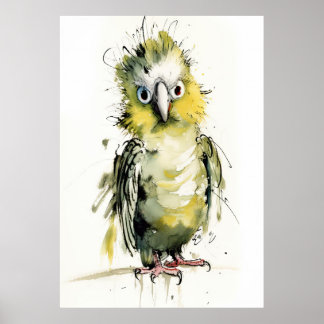 Poster Papagaio Solto