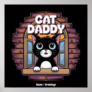 Poster Papai de Gato Extraordinário O Melhor Papai de Gat