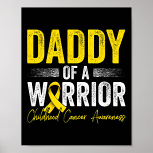 Poster Papai de um Guerreiro Infância Câncer Pai