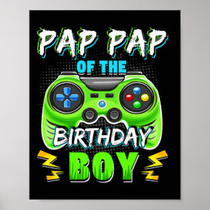 Poster Papai do Menino de Aniversário Vídeo Correspondent