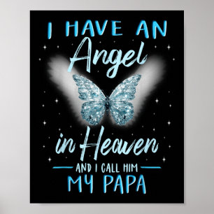 Poster Papai, Eu Tenho Anjo Na Família Do Amor