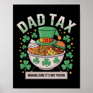 Poster Papai Imposto Garantindo que Não é Veneno Dia de S