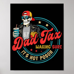 Poster Papai Imposto Garantindo que Não é Veneno para Hom