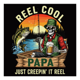 Póster Papai Legal de Carretel Só Se Esgueirando de Carre