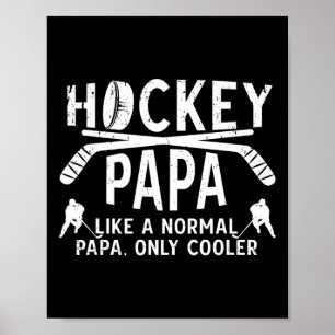 Poster Papai Legal De Hockey Vovô Papai De Um Jogador De