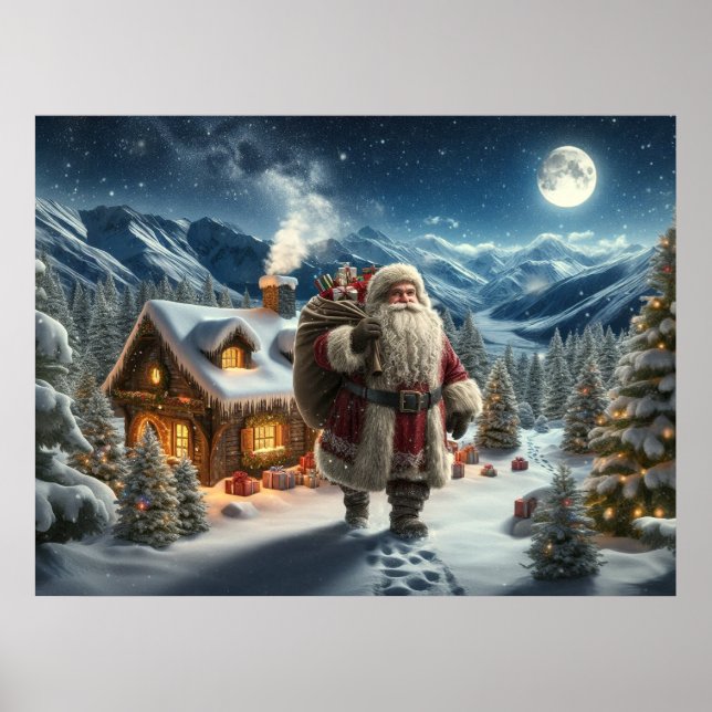 Poster Papai Noel (Frente)