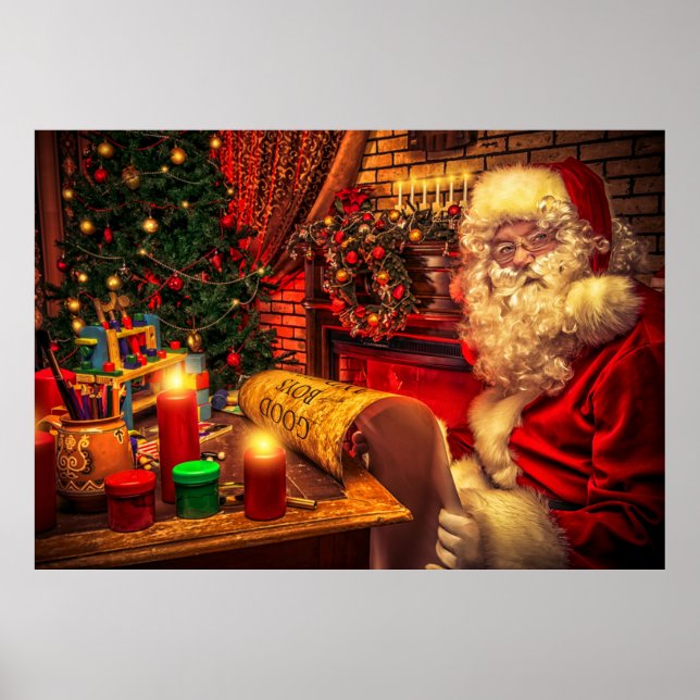 Póster Papai Noel 4 (Frente)