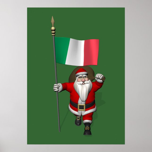 Poster Papai Noel, Alferes Da Itália (Frente)