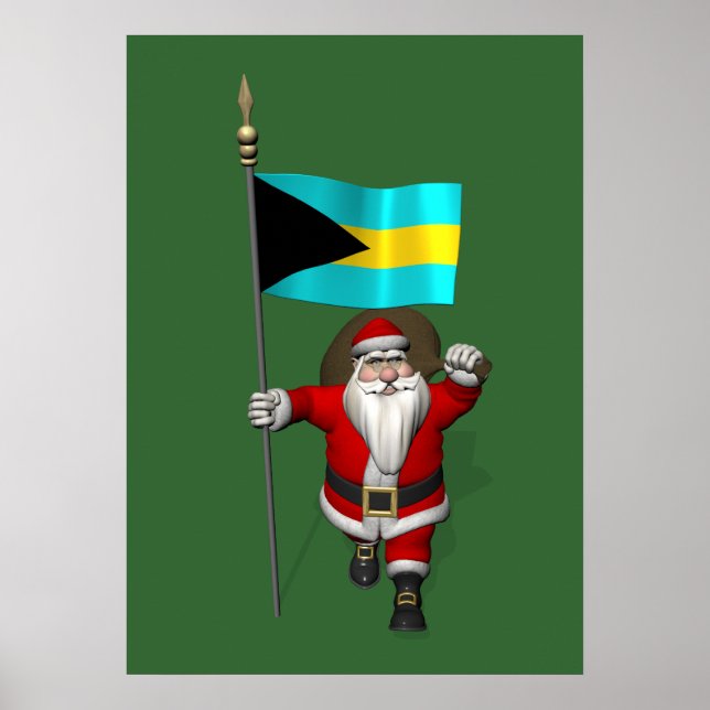 Póster Papai Noel, Alferes Das Bahamas (Frente)