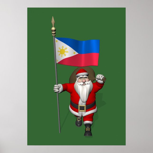 Póster Papai Noel, Alferes Das Filipinas (Frente)