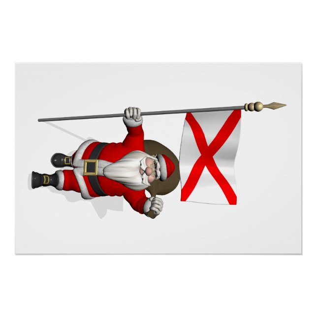 Póster Papai Noel, Alferes Do Alabama (Frente)