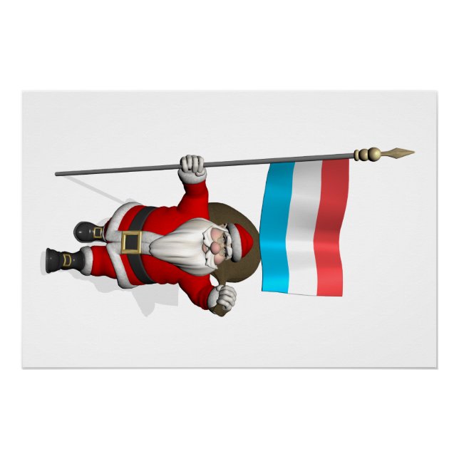 Póster Papai Noel, Alferes Do Luxemburgo (Frente)