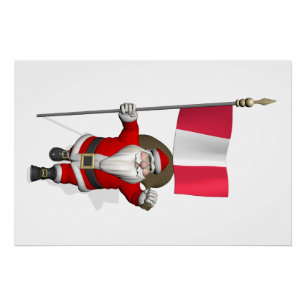 Póster Papai Noel, Alferes Do Peru