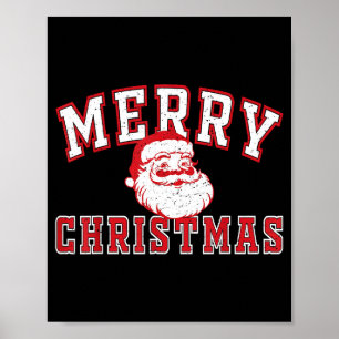 Poster Papai Noel Antigo Feliz Natal Rosto Velho Para H