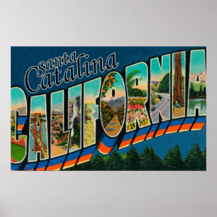 Póster Papai noel Catalina, Califórnia - grandes cenas d