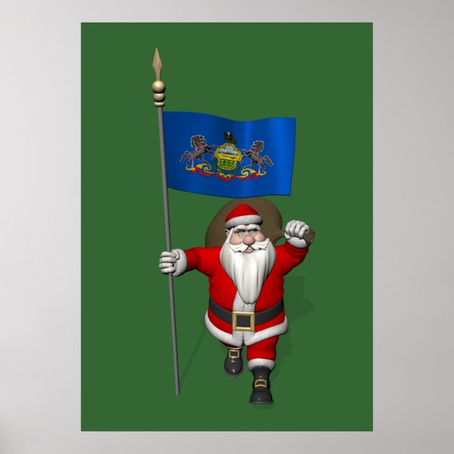 Póster Papai Noel Com Alferes Da Pensilvânia (Frente)