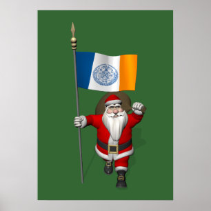 Poster Papai Noel Com Alferes De Nova Iorque
