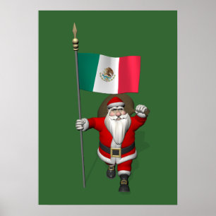 Póster Papai Noel Com Alferes Do México