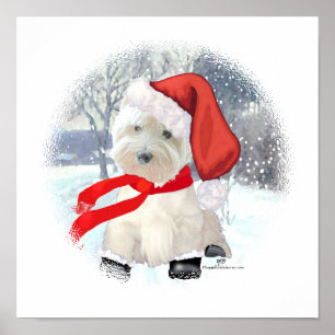 Póster Papai Noel de Botas
