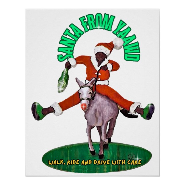Póster Papai Noel de Yaawd (Frente)