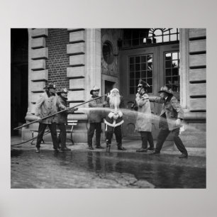 Póster Papai Noel Delousing, 1921