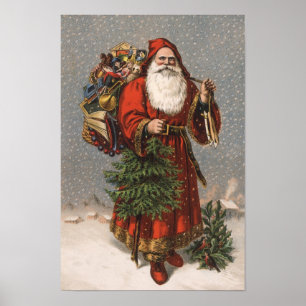 Póster Papai noel do Velho Mundo