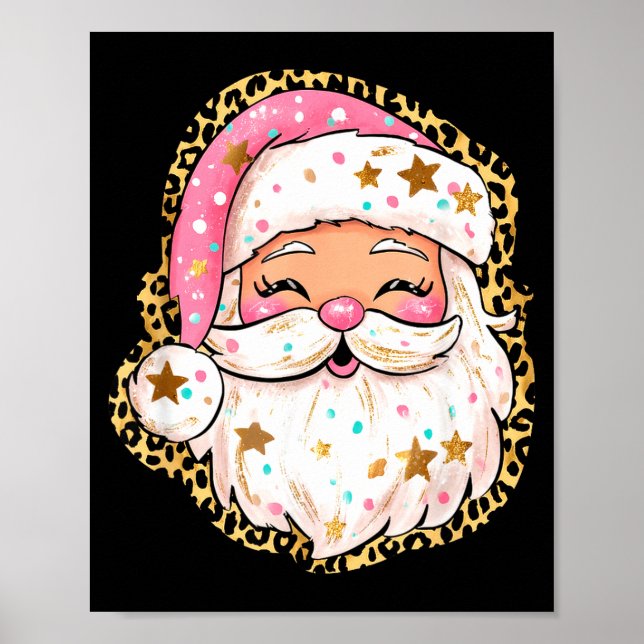 Poster Papai Noel Elegante - Natal - Natal Divertido - Fe (Frente)