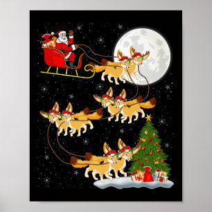 Poster Papai Noel Fenix Voador Engraçado Mágico Chris