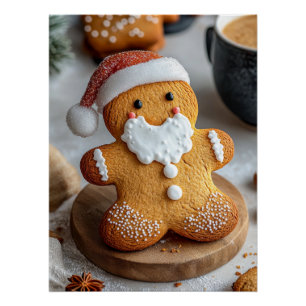 Póster Papai Noel Gingerpão
