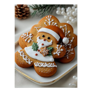 Póster Papai Noel Gingerpão