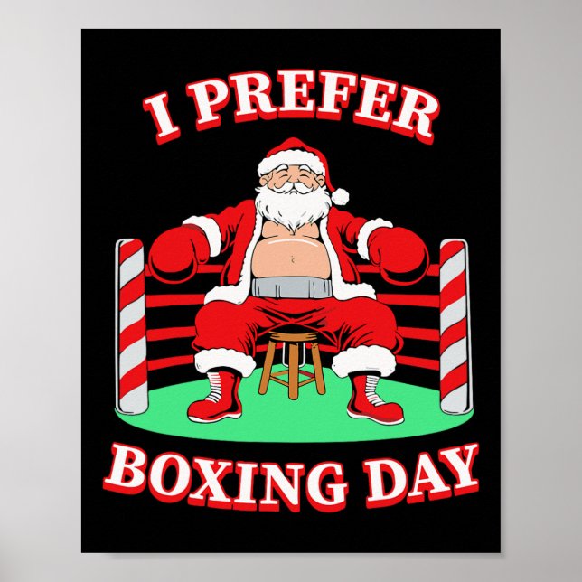 Poster Papai Noel I Prefere Grupo de Boxing Correspondend (Frente)
