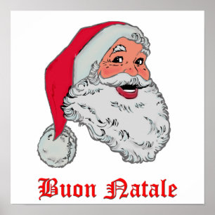 Póster Papai noel italiano