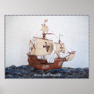 Póster Papai noel Maria Flagship