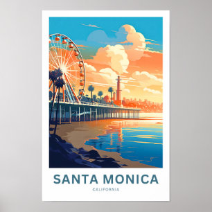 Poster Papai noel Monica California