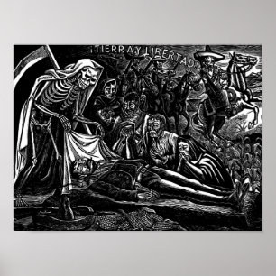 Poster Papai noel Muerte e o soldado C. México 1951