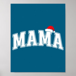 Poster Papai Noel Natal Família Combinando Xmas Pijama M