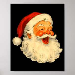 Poster Papai Noel Natal Vintage Retro Papai Noel Xmas Hom