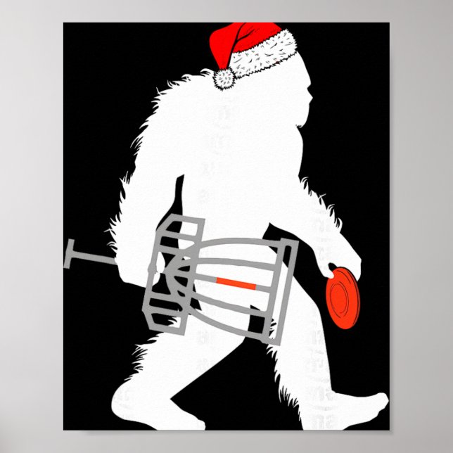Poster Papai Noel Pé Grande Disco Golfe Natal Disco Golfi (Frente)