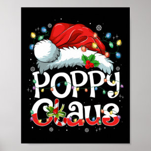 Poster Papai Noel Poppy Claus Família Correspondente Nata