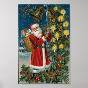 Póster Papai noel que soa Bell