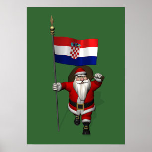 Poster Papai Noel que visita Croatia