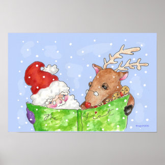 Poster Papai Noel, Rudofo e o Cartaz da Lista