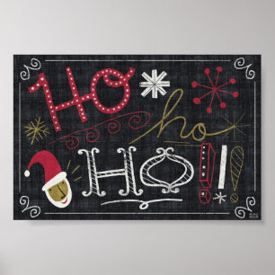 Poster Papai noel subtil do Natal