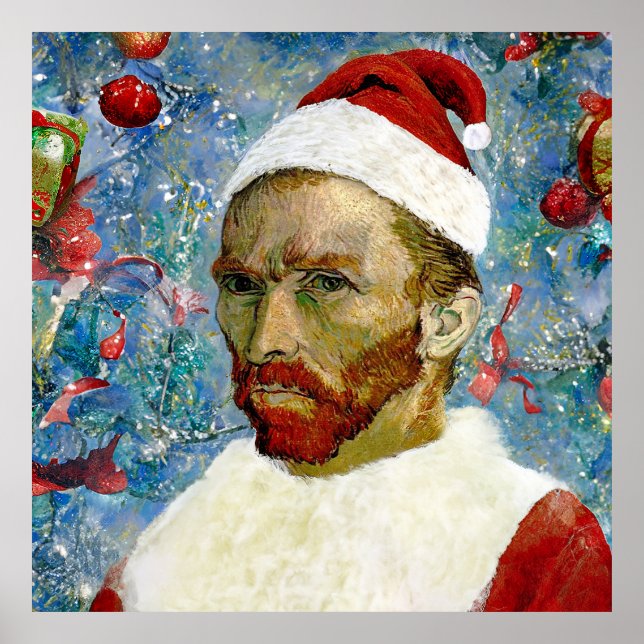 Poster Papai Noel, Van Gogh (Frente)
