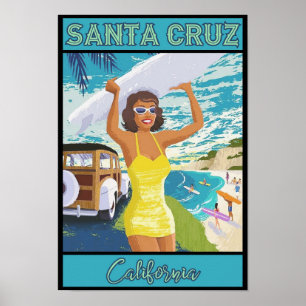 Poster Papai noel Viagem da Cruz California