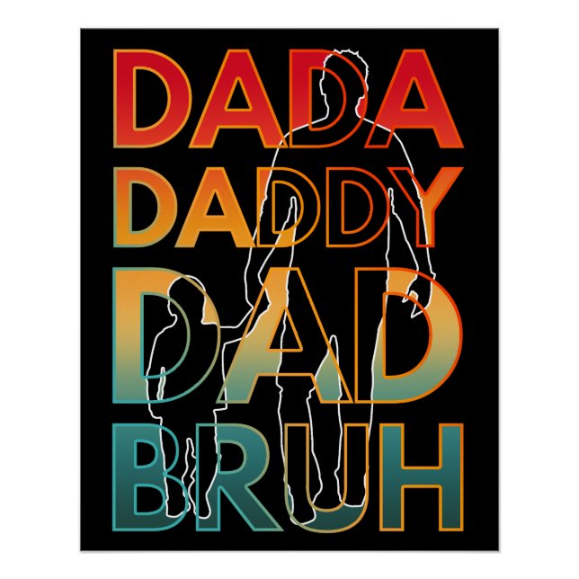 Póster Papai Papai Pai BRUH (Frente)